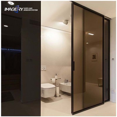 Aluminiowe przesuwne drzwi do toalety